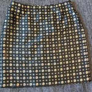Istante Versace black/gold skirt